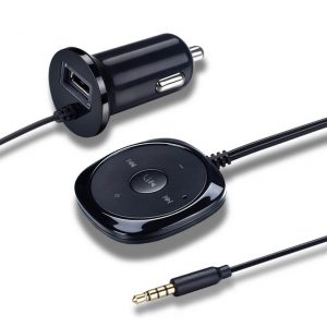 Bluetooth FM трансмитер с USB зарядно за кола, MP3 плеър - BC20