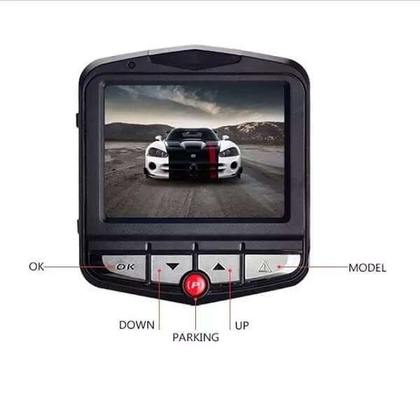 Full HD видеорегистратор за кола GT300 с функция WDR, черен